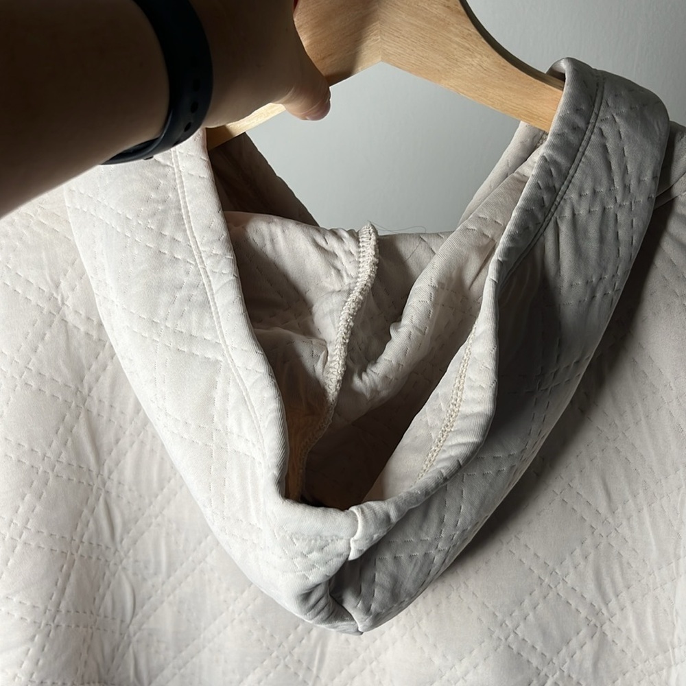 Women’s XL Cream Pink Oversized Hoodie - Picture 5 of 5